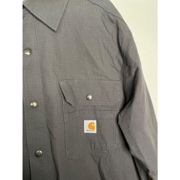 Men's Carhartt XL Gray Jacket - Picture 2 of 11